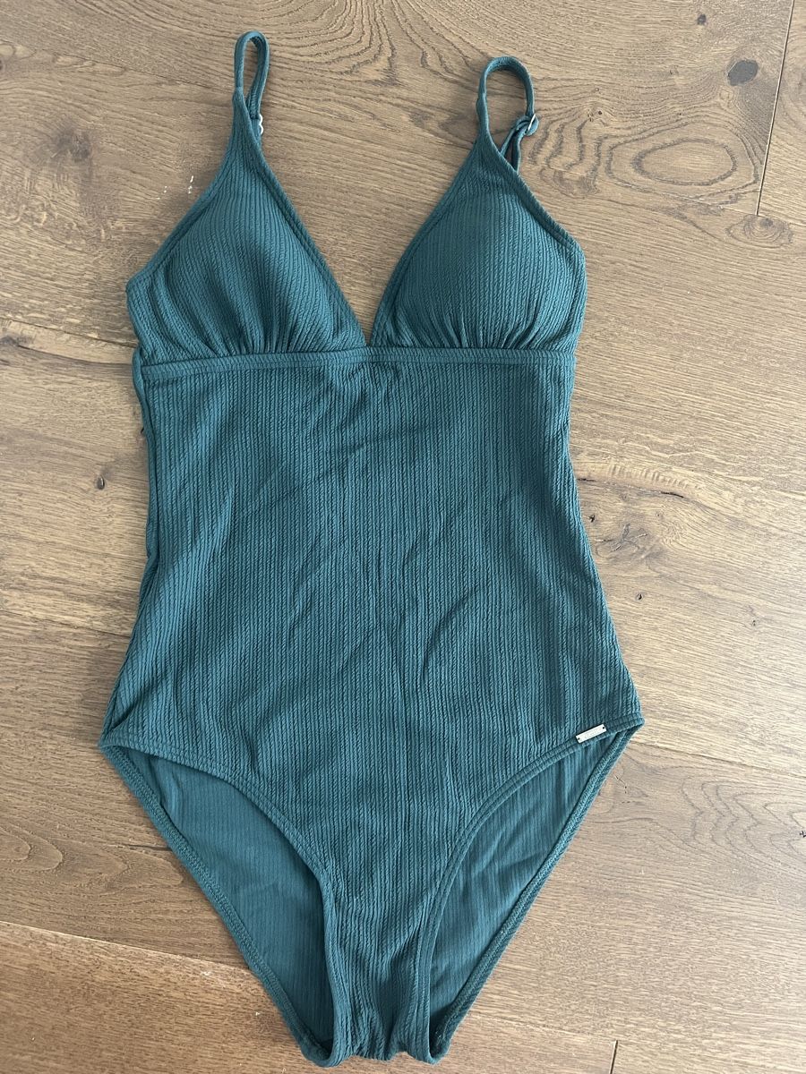 Costumi da bagno & Bikini: Badeanzug Dunkelgrün Gr. 36 – Nuovo (secondo la descrizione) da Urdorf venduto da ines.tr96