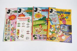 4x Micky Maus Zeitschrift von 1986 (24052010)