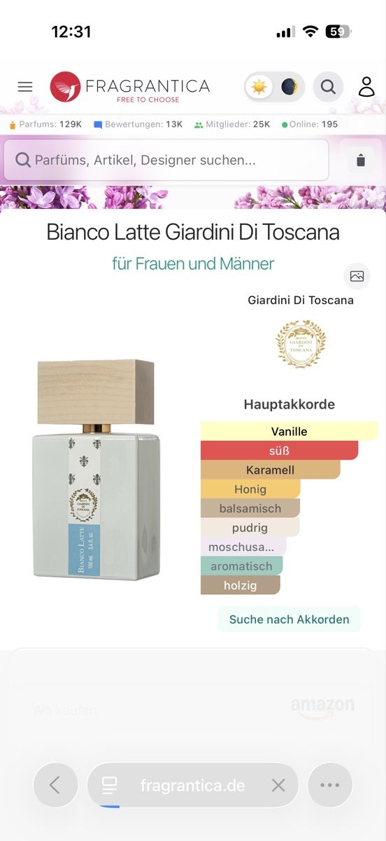 Profumi & Eau de Toilette: Giardini di Toscana - Bianco Latte, 2 ml – Usato da Sursee venduto da nri_g5z8 1