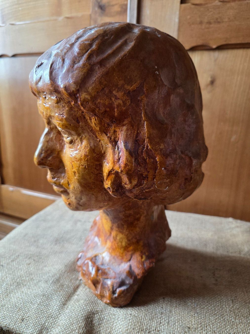 Sculture & Statue: antike Büste Kopf Portrait - M. Schwarzkopf – Usato da Walterswil BE venduto da Lonitti 3
