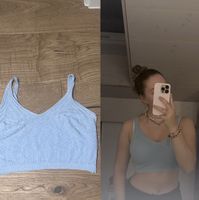 Croptop hellblau / Grösse S