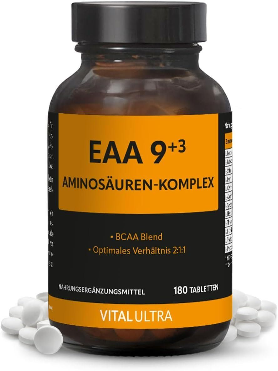 Lebensmittel & Spezialitäten: Vital Ultra EAA 9+3 BCAA Aminosäuren 180 Tabletten – Neu und originalverpackt aus Suhr von SchnapperCH