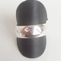 breiten Bandring aus 925er Sterlingsilber, gr 20,5 mm