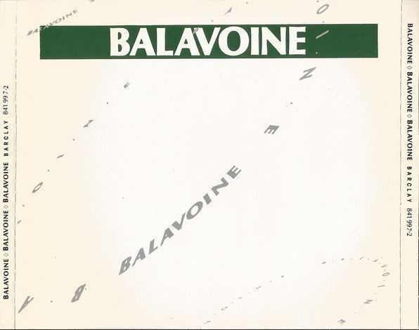 CD: Balavoine - Balavoine (2 cd) – Usato da St-Cergue venduto da VeganWarrior