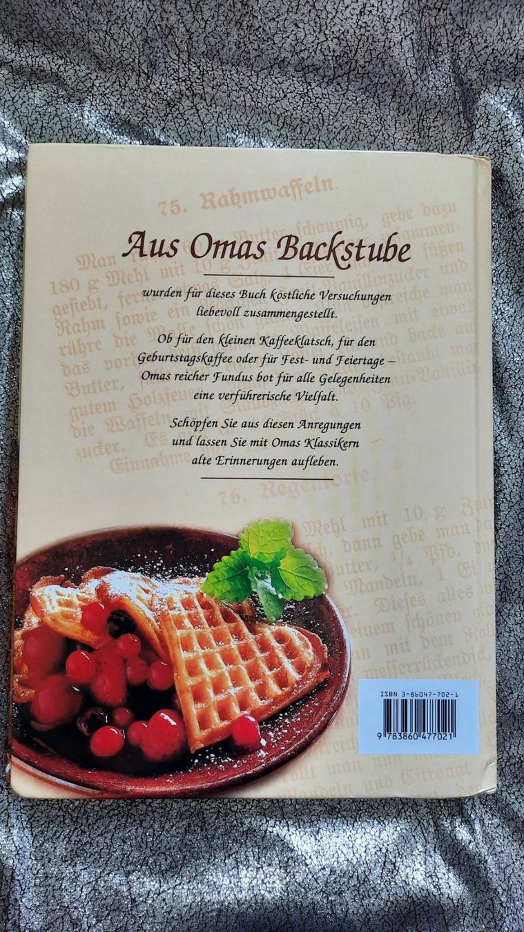 Libri: DR. OETKER - AUS OMAS BACKSTUBE – Usato da Lausanne venduto da BrigitteAnne 1