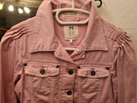 Rosa Jeansjacke dept Größe S