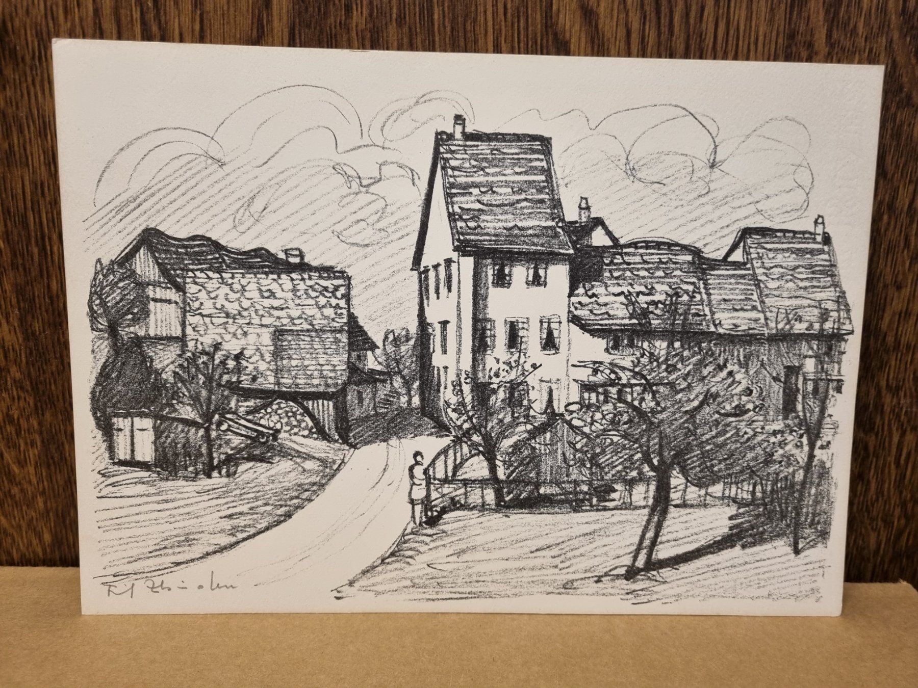 Grafica & Litografie: Lithographie Signiert Zbinden – Usato da Schaffhausen venduto da Leveron13 6