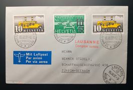 Lupo-Brief mit So.-St- BUREAU DE POSTE DE AUTOMOBILE SUISSE