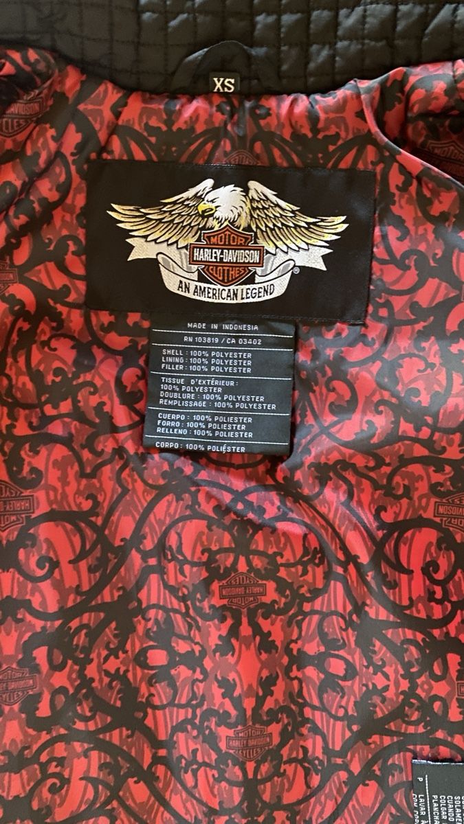 Harley-Davidson Giacche: Veste Harley Davidson noire, comme neuve – Nuovo (secondo la descrizione) da Romont FR venduto da jeanne110 3