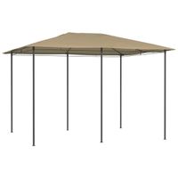 Pavillon 3x4x2,6 m Taupe 160 g/m²