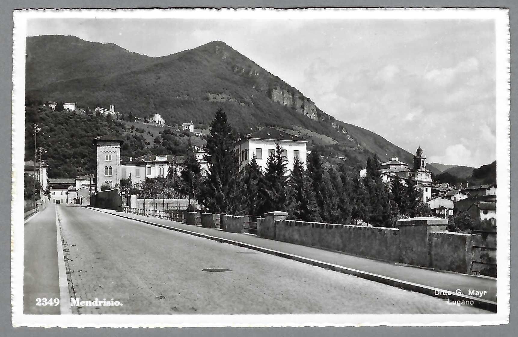 Cartoline postali: 1952, MENDRISIO – Usato da Pura venduto da ulisse1957