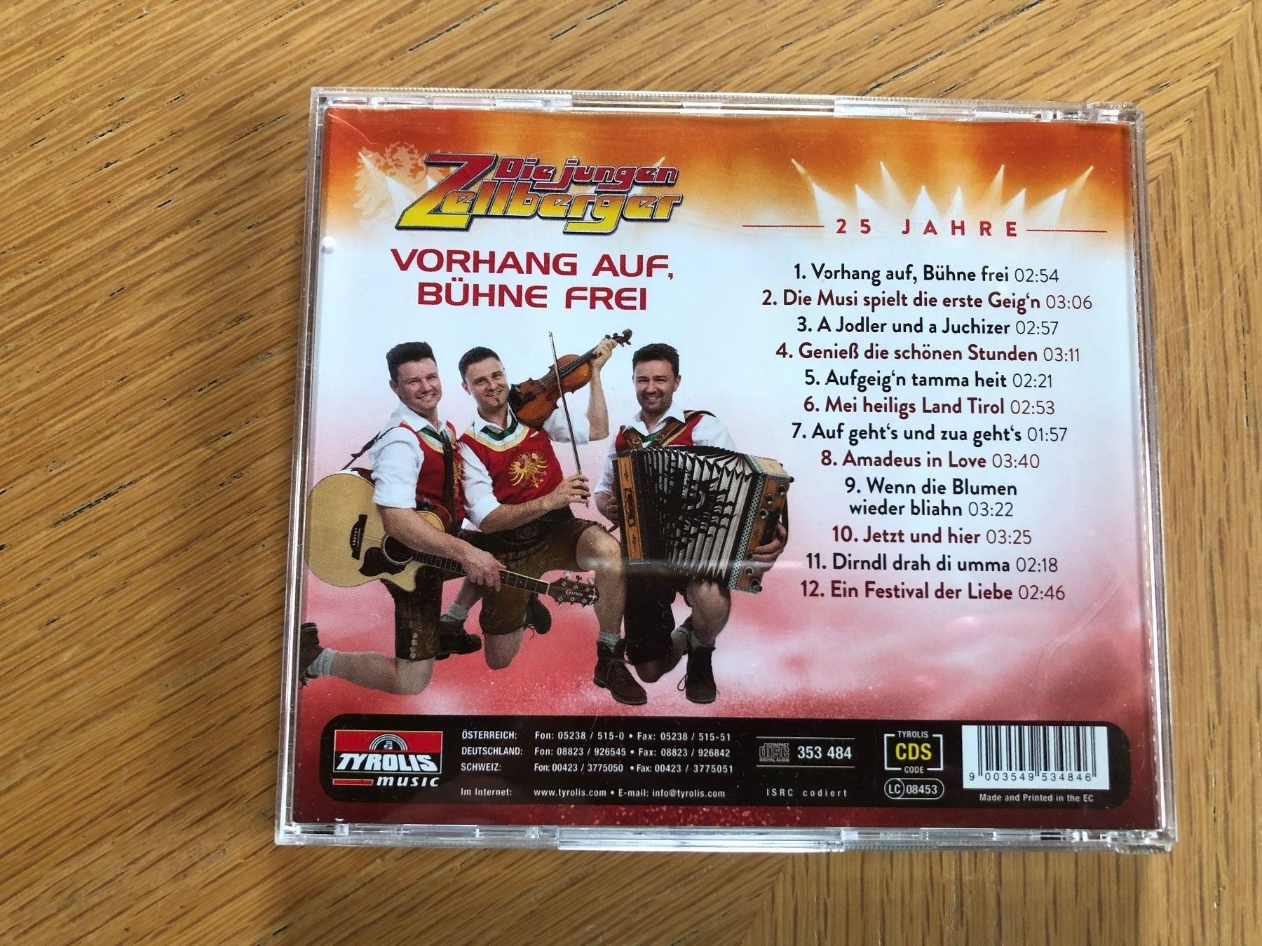 CD: Die jungen Zellberger – Usato da Schübelbach venduto da Dolly990_2 1
