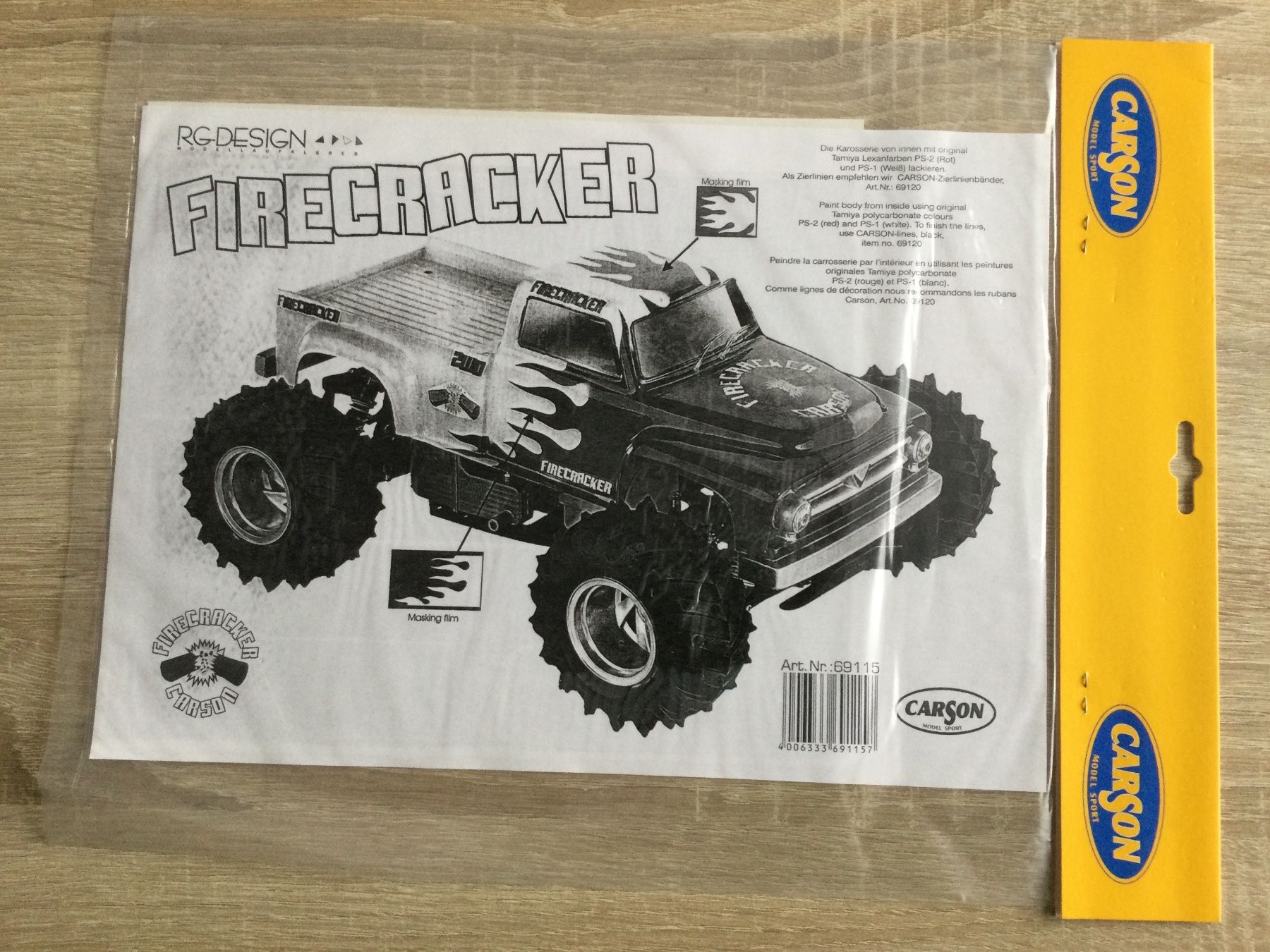 Carson RC Modellbau: Carson Kleber 1:10 für Tamiya? – Neu und originalverpackt aus Mezzovico von Herbie53