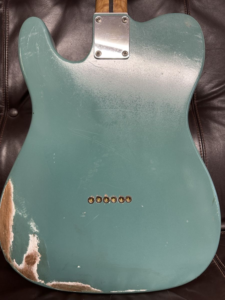 Musikinstrumente: Dämmel Telecaster „ da fluors“ – Neu (gemäss Beschreibung) aus Tschierv von Screamingwolfguitars 7
