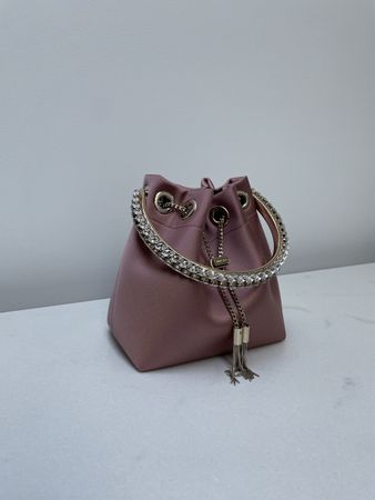 Jimmy Choo Satin Crystal Bon Bon Tasche