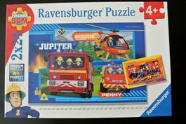 Fireman Sam 2 x 24 Teile Ravensburger # 07 826 4 von 2018