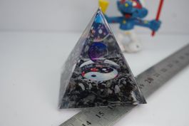 Obsidian      Kugel  Quarz   mix Jingjan   Orgonit -Pyramide