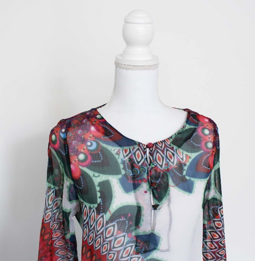 Desigual Camicette: Desigual leichte Bluse Gr. S – Usato da Belp venduto da caramel-secondhand 4