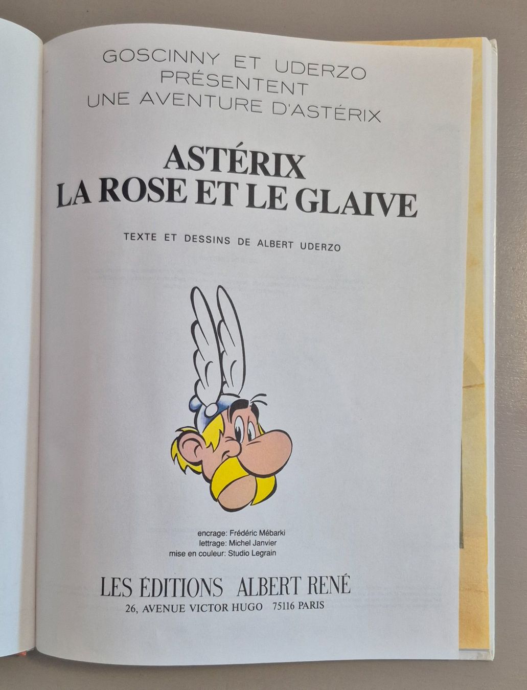 Fumetti: Astérix - La Rose et le Glaive - édition originale 1991 – Usato da Grand-Lancy venduto da loi_599y 2