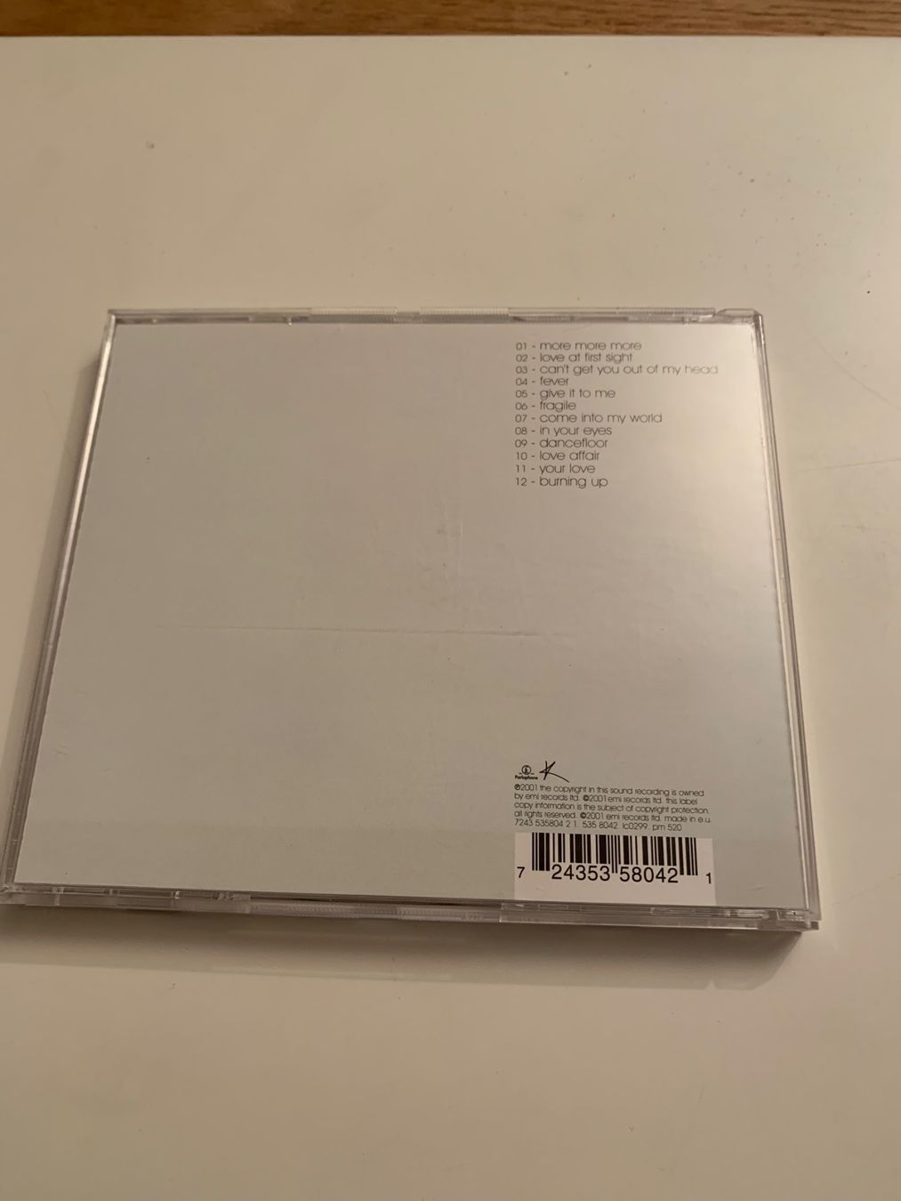 CD: Kylie / fever / 2001 – Usato da Dübendorf venduto da Shreck 1