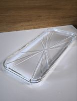 Vintage Glas-Tablett 35 x 15 cm / Cake-Platte