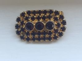 Superbe broche ancienne de style Grenat de Bohême!