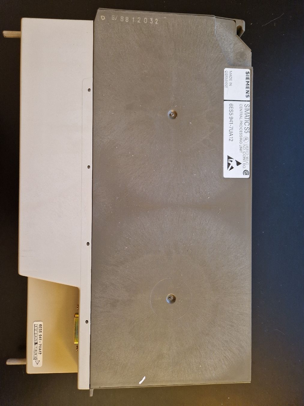 Siemens Componenti elettronici: Siemens SIMATIC S5 6ES5 941-7UA12 CPU 941 CPU – Usato da Bassersdorf venduto da Baerwid