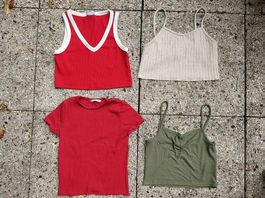 Lot de 4 top été fille 12-14 ans