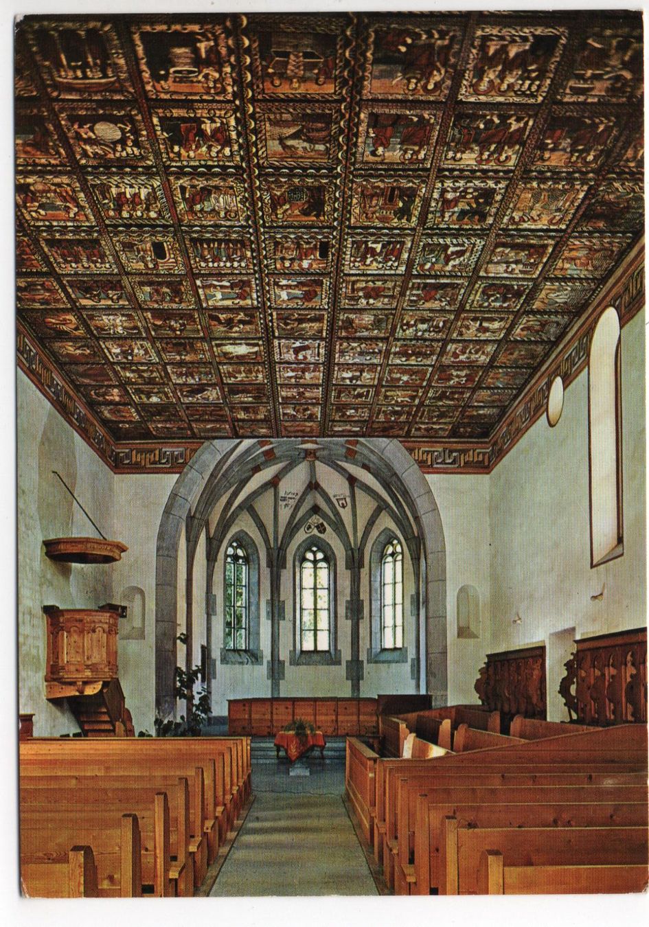 Ansichtskarten: ZILLIS älteste romanische Kirchendecke – Neu (gemäss Beschreibung) aus Jona von philajona