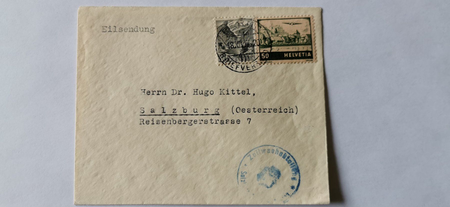 Alle Briefmarken: Brief 1948 – Gebraucht aus Aadorf von Chnorli-Furz