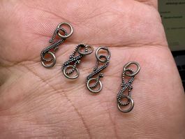 Schmuck Halskette S-Verschluss aus Silber – Bali Design