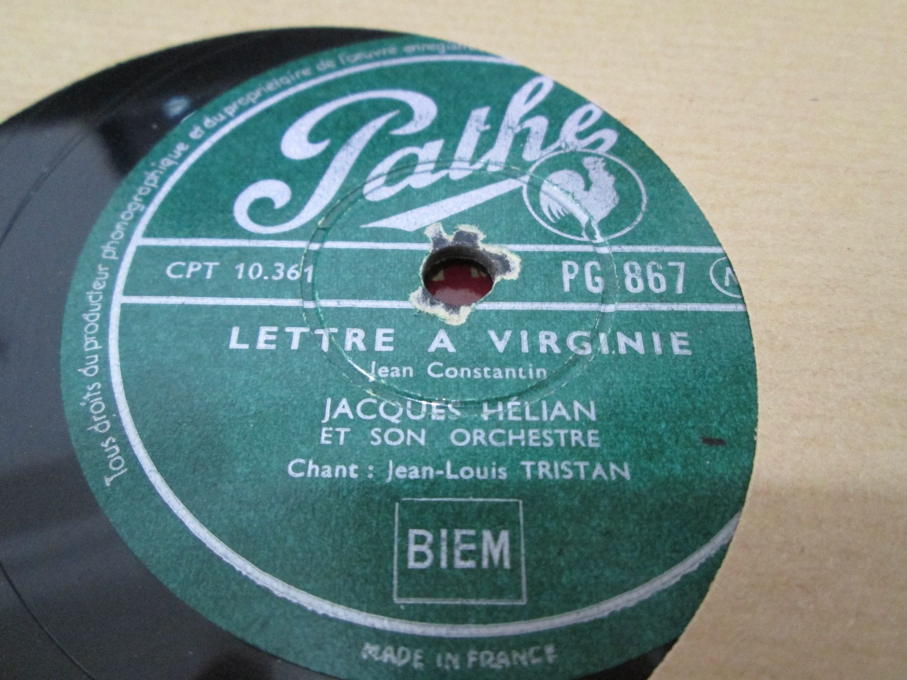 Schallplatten: DISQUES 78 TOURS – Gebraucht aus Lausanne von Leag 2