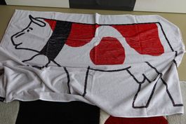 2 TILSITER Badetücher gross, 100x150cm, 100% Baumwolle - NEU