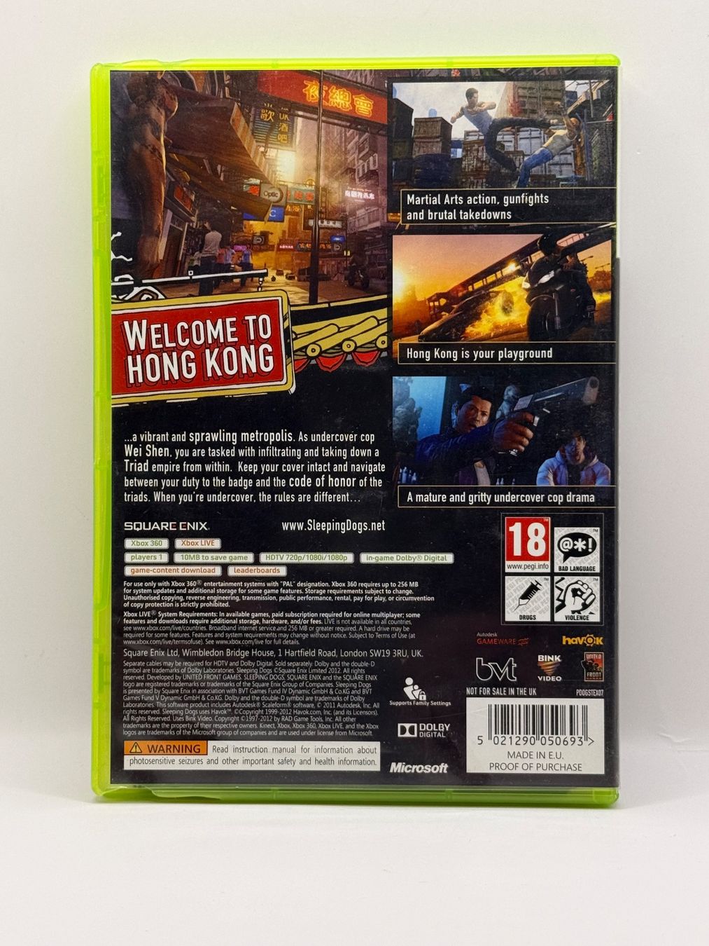 Giochi: Sleeping Dogs - XBOX 360 - CIB – Usato da Dietikon venduto da gab_qz7y 1