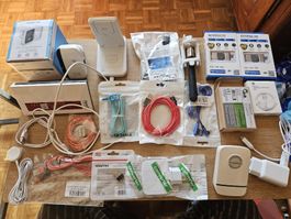 Lot d'accessoires smartphone et câbles adaptateurs ect