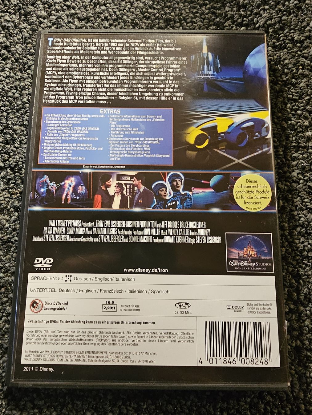 Tutti i DVDs: Tron - Das Original (20140) – Usato da Ruswil venduto da jan_bxl5 1