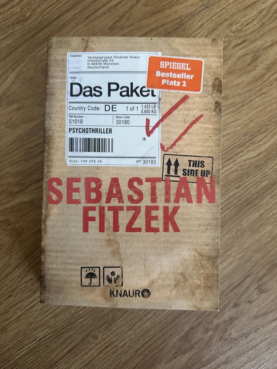 Bücher: Das Paket - Sebastian Fitzek – Neu (gemäss Beschreibung) aus Luzern von annalena.lhnr