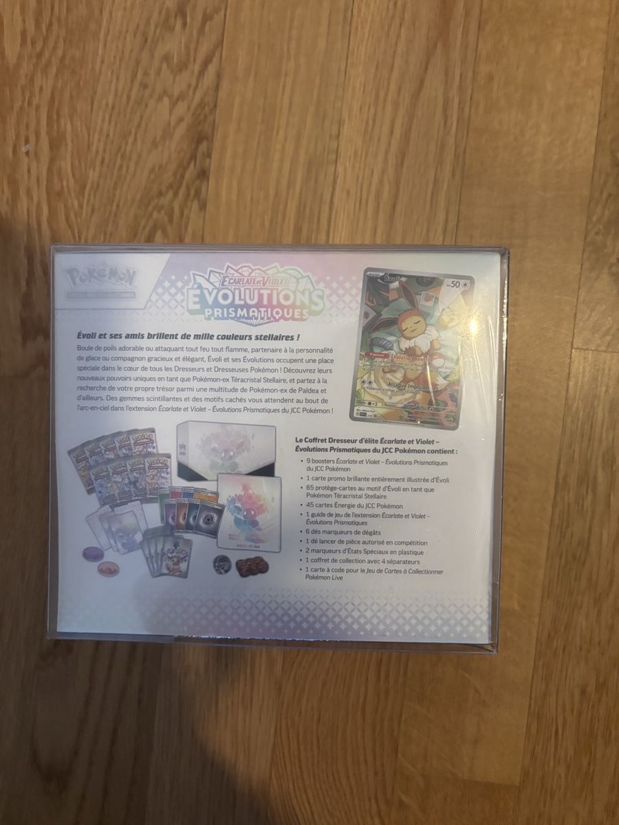 Pokémon Cartes à collectionner: Etb ev8,5 ( évolutions prismatique )  – Neuf avec emballage d'origine à Sion par Pokexpert 2
