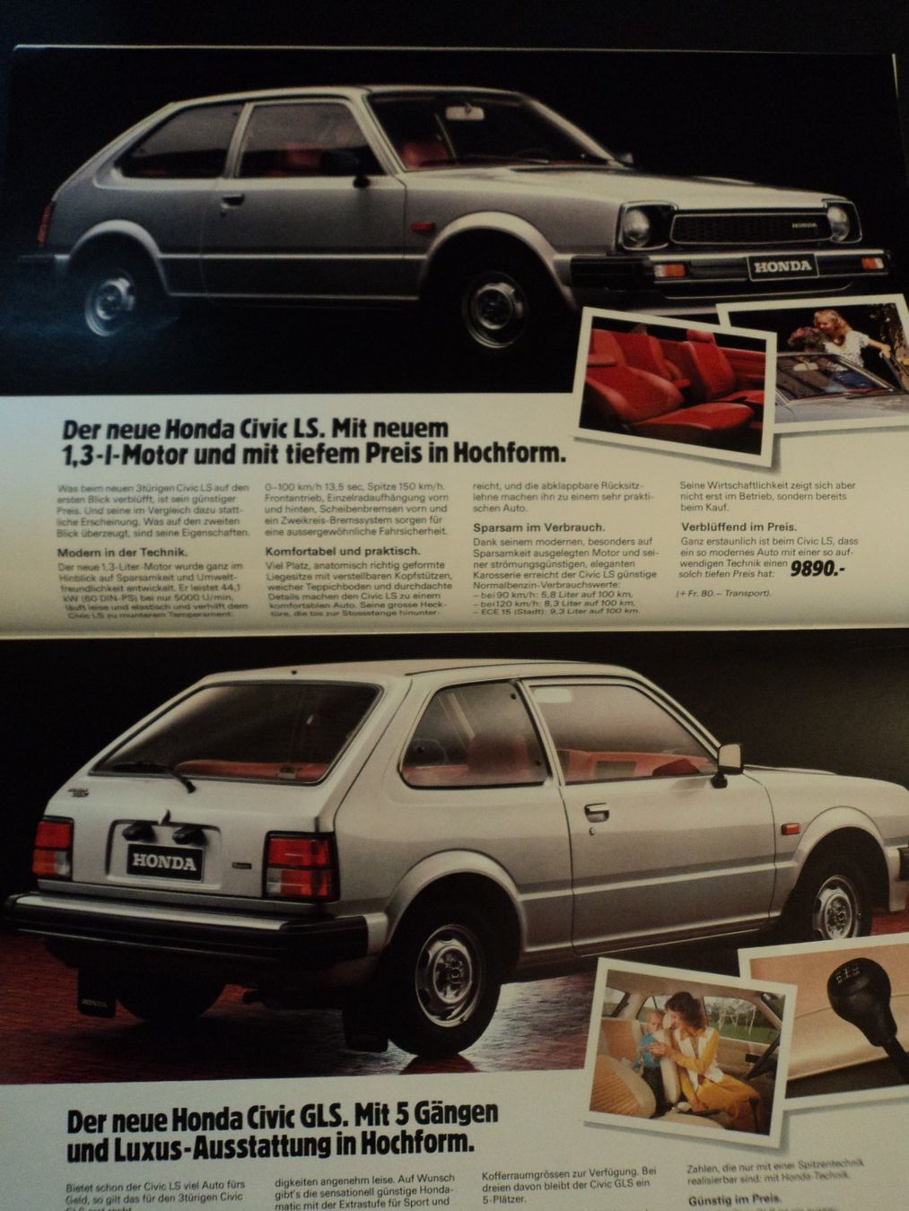 Honda Documenti: Prospekt Honda Programm 1979 – Usato da Schwarzenburg venduto da modelCARama 2