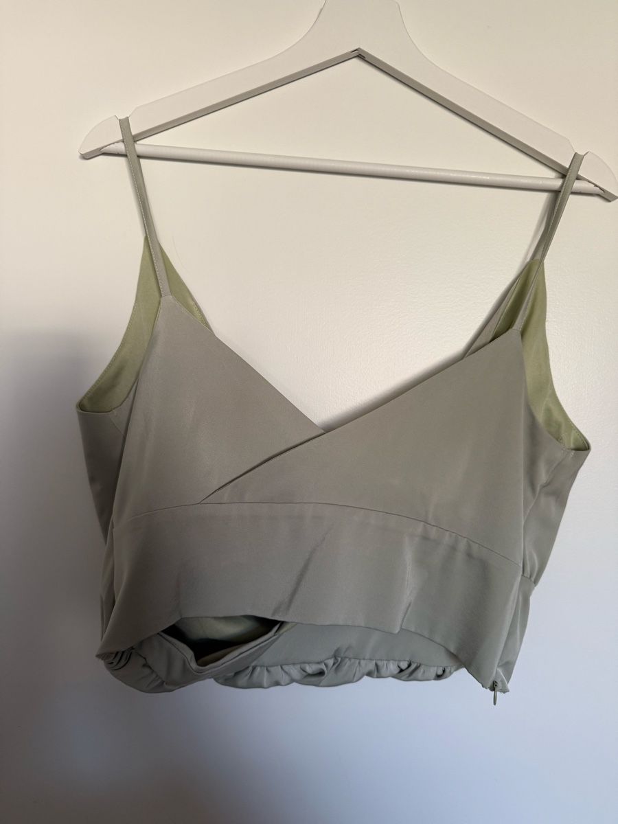 Top: 4th + Reckless Wrap Crop Top Size L 40 – Nuovo (secondo la descrizione) da Uster venduto da Ehol01 1