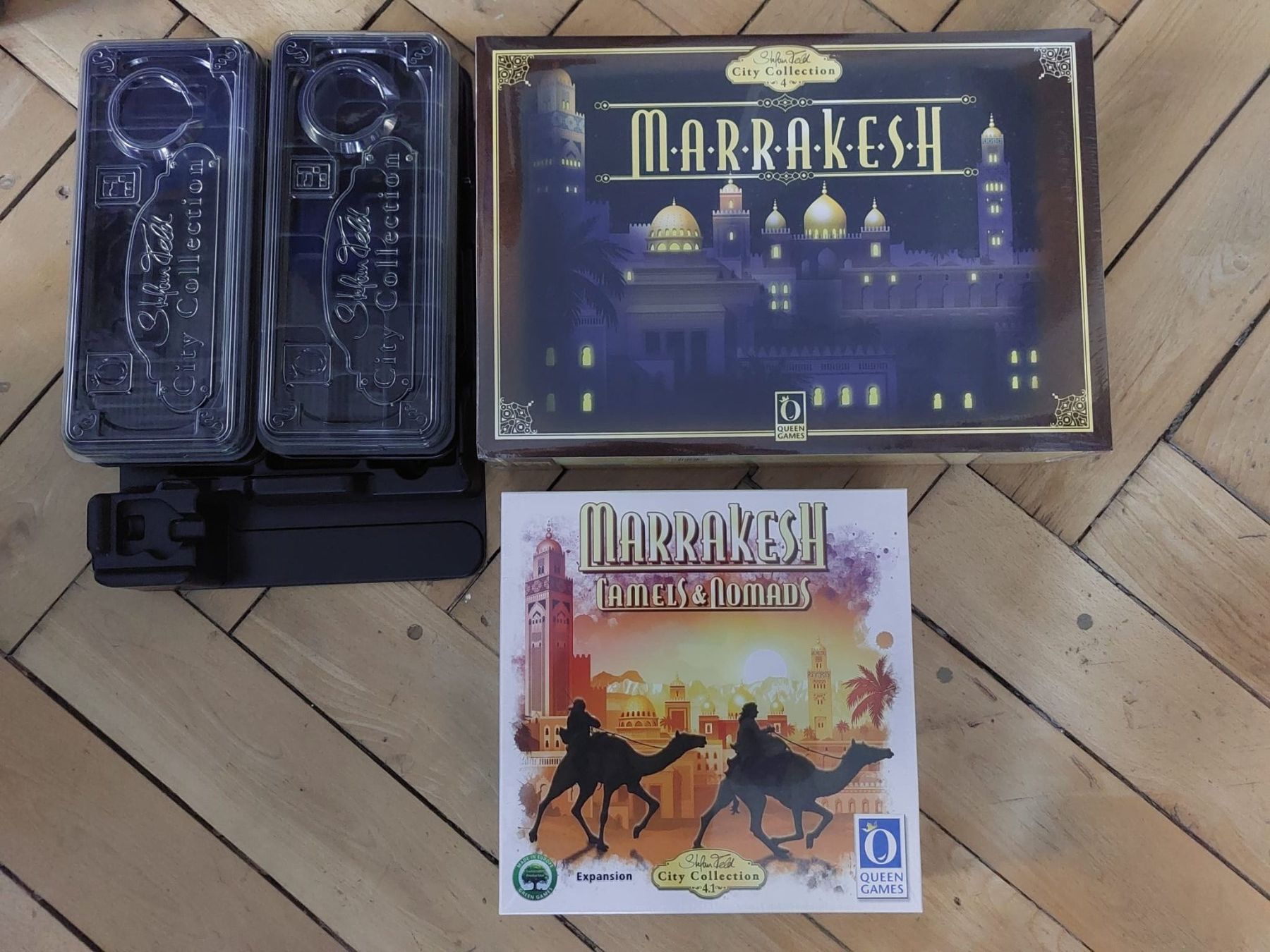 Pegasus Spiele Spiele: MARRAKESH  Deluxe Version + Camels & Nomads Erweiterung -Neu – Neu und originalverpackt aus Luzern von Blue-Moon