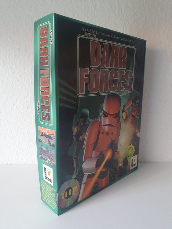 Collection LucasArts - Jeux PC STAR WARS: Dark Forces & Rebel Assault En Big Box Carton Français - Bon État