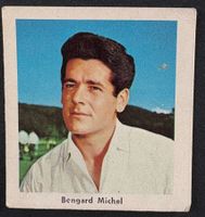 VINTAGE SAMMELBILD FOOTBALL-GUM FRIBOURG MICHEL BENGARD