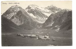 Sertigtal (GR) Sertig - Dörfli bei Davos - 1921