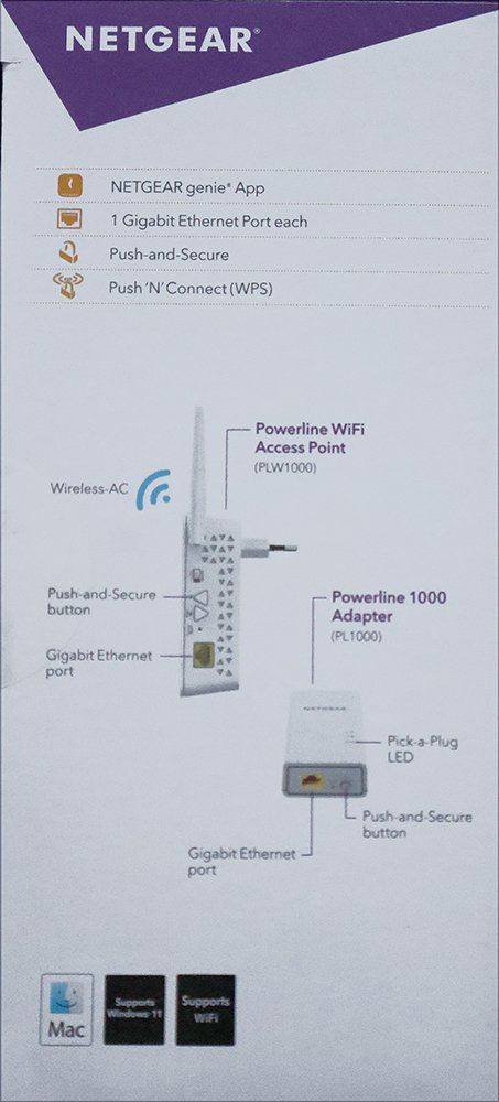 Unità & Adattatore: Powerline GBit + WiFi – Nuovo e nell'imballaggio originale da Therwil venduto da WCP4153 3