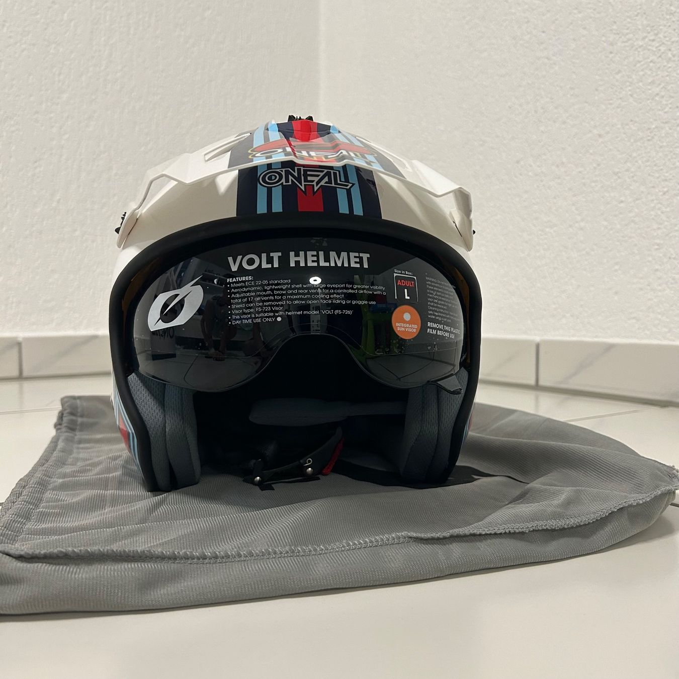 Caschi & visiere: ONEAL Volt Helm Cross Enduro MX weiss – Nuovo (secondo la descrizione) da Opfikon venduto da ZDem 4
