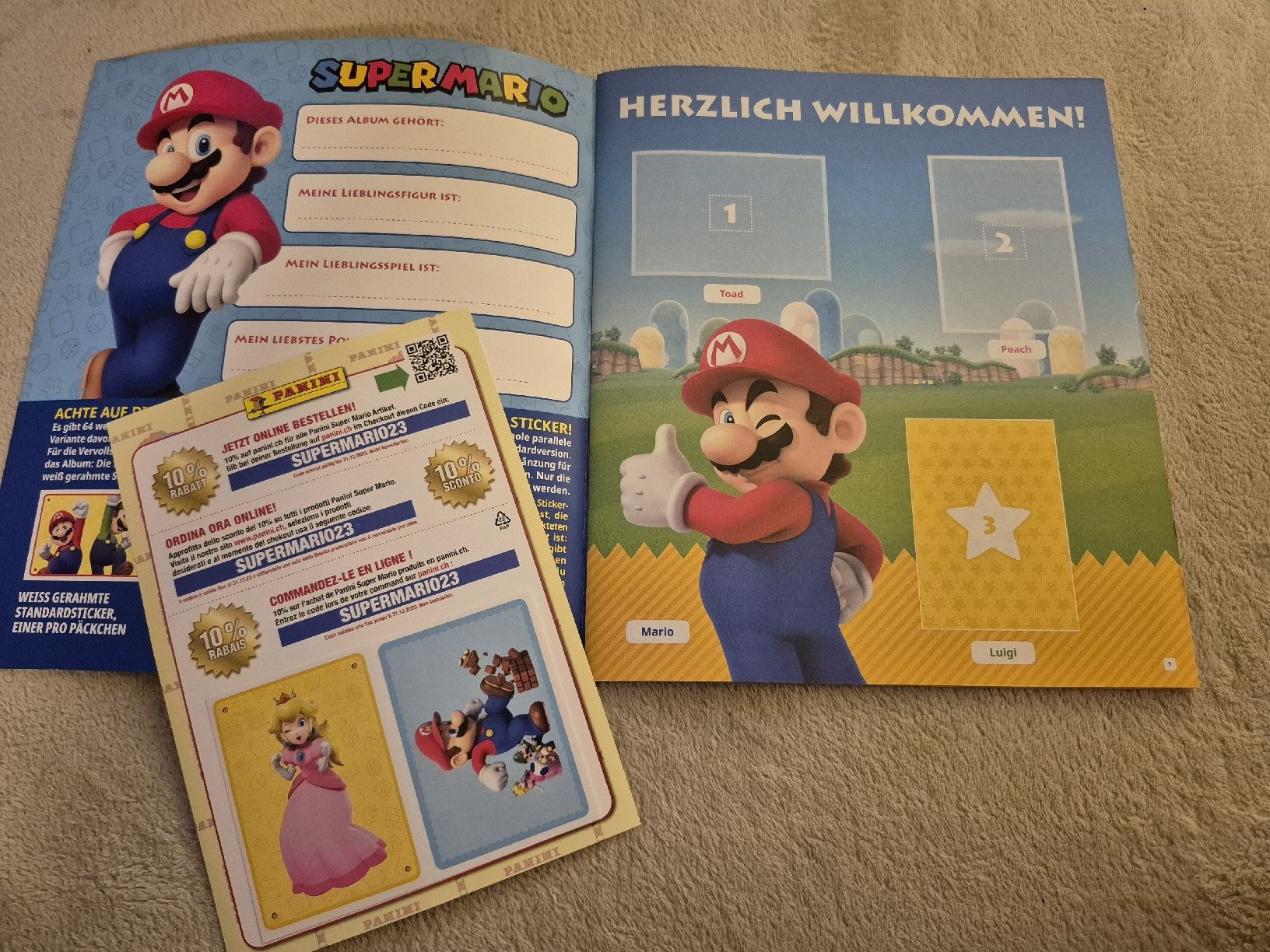 Panini Carte collezionabili: Super Mario Panini Playtime Stickeralbum – Usato da Seuzach venduto da Xauberai 5