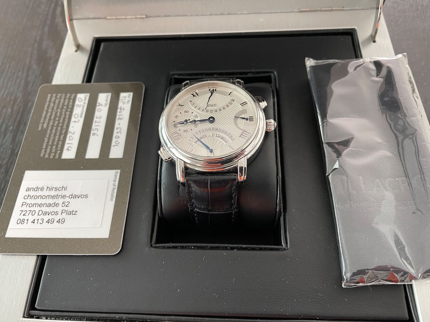 Maurice Lacroix Orologi: Maurice Lacroix Double Retrograde Masterpiece – Usato da Davos Dorf venduto da BLUEZ73