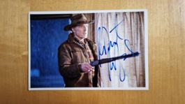 Robert Redford, Original Autogramm auf Foto in Farbe