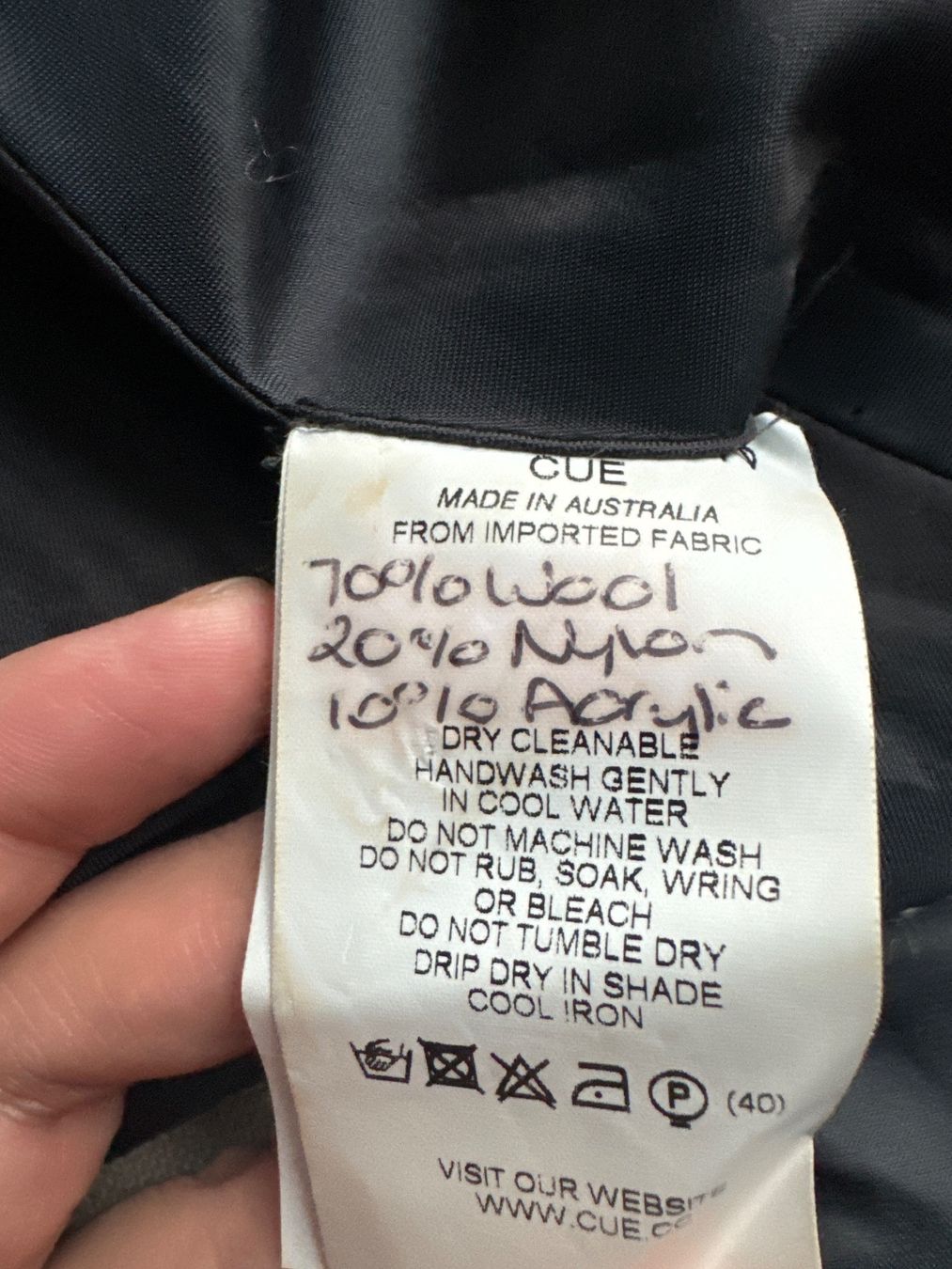 Foulard & Sciarpe: CUE Schal Wolle grau/schwarz NEU! – Nuovo (secondo la descrizione) da Brütten venduto da Rod816 4